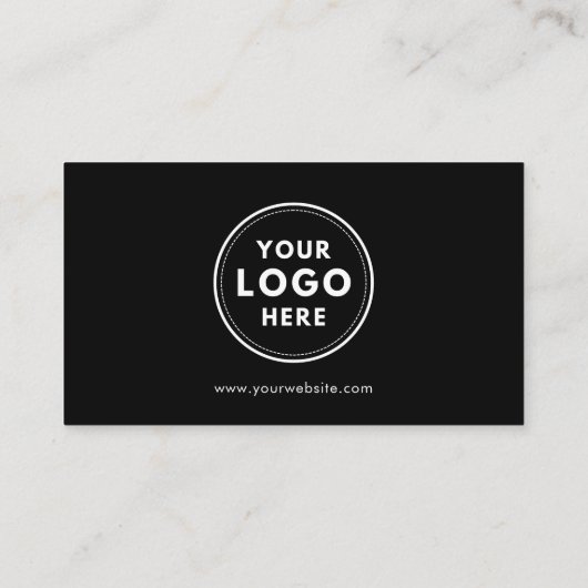 Small Business Logo QR Loyalty Kaart Visitekaartje (Achterkant)
