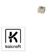 Small Business Logo voor Kunst, Ambacht & Scrapboo Rubberstempel (Gestempeld)