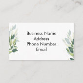 Small Business Loyalty Card Customizable  Visitekaartje (Achterkant)