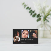 Small Business MUA Elegant Make-up Artiest Visitekaartje (Staand voorkant)