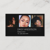 Small Business MUA Elegant Make-up Artiest Visitekaartje (Voorkant)