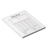 Small Business Order Form Notitieblok (Schuin)