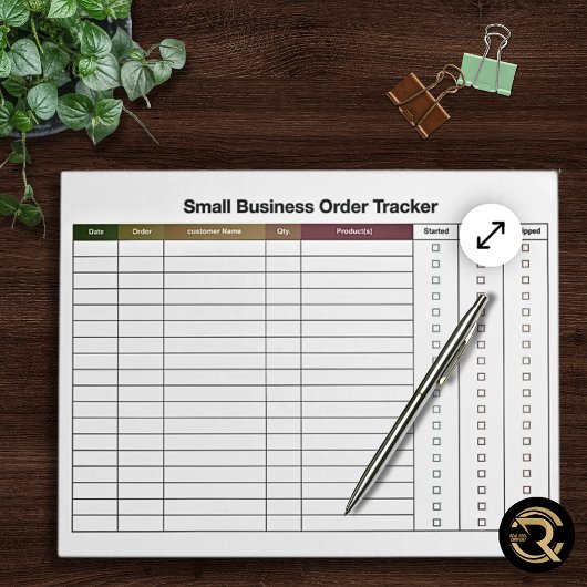 Small Business Order Tracking  Notitieblok