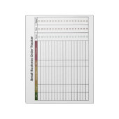 Small Business Order Tracking  Notitieblok (Linkerzijde)