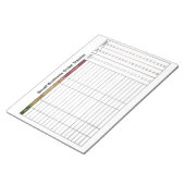 Small Business Order Tracking  Notitieblok (Schuin)