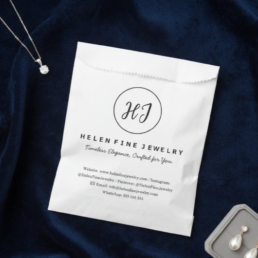 small business packaging, Jewelry Packaging Bedankzakje