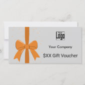 Small Business QR Code Note Cadeaubon Kaart (Voorkant)