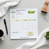 Small Business Receipts with Logo | Order Invoice Notitieblok