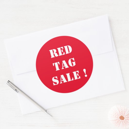 Small Business Red Label Sale (Envelop)