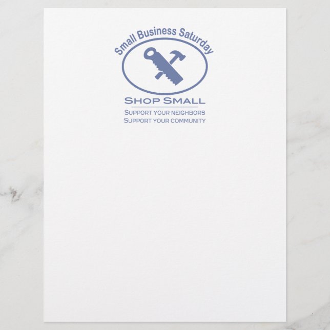 Small Business Saturday - Hardware blauw (Voorkant)