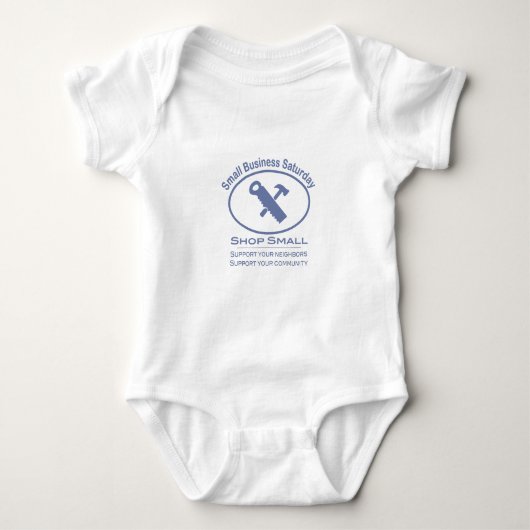 Small Business Saturday - Hardware blauw Romper (Voorkant)
