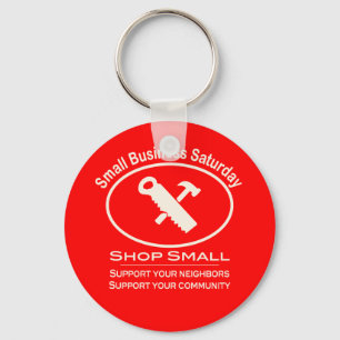 Small Business Saturday Hardware (wit) Sleutelhanger