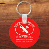 Small Business Saturday Hardware (wit) Sleutelhanger (Voorkant)