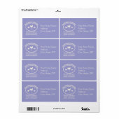 Small Business Saturday Windwijzer (wit) Etiket (Full Sheet)