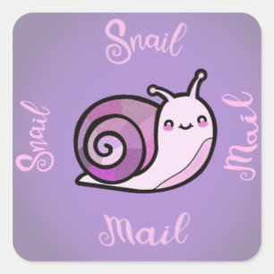 Small business ‘Snail mail’ sticker set