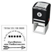 Small business support stempel dank u (In situ)
