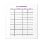 Small Business Tax Aftrek Tracker Notitieblok (Voorkant)