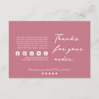 Small Business Thank You Card – orderwaardering