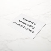 Small Business Thank You Postcard | Insert Folie Feestdagen Briefkaart (Gedraaid)