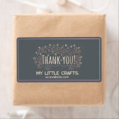 Small business thank you script typography etiket (Insitu)