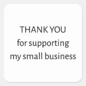 Small Business Thank You Sticker | Packaging Label (Voorkant)