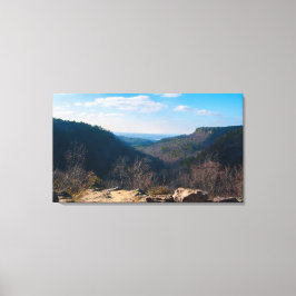 Small Canyon, Petit Jean State Park, Arkansas Canvas Afdruk
