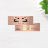 Small Cft Certificate Roos Gold Glam Lash Makeup Mini Visitekaartjes (Bureau)