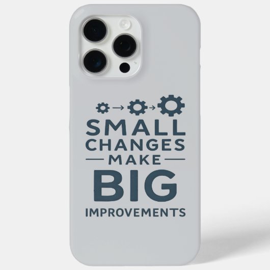 Small Changes Make Big Improvements Kaizen culture Case-Mate iPhone Case (Achterkant)