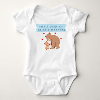 Small chapter, infinite meaning baby clothes romper