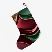 Small Christmas stocking in stylish graphic Kleine Kerstsok (Achterkant (Hangend))