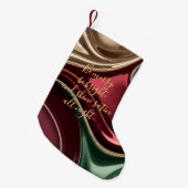 Small Christmas stocking in stylish graphic Kleine Kerstsok (Voorkant (Hangend))