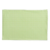 Small Classic Gingham Check Pset Pattern Green Kussensloop (Achterkant-Links)
