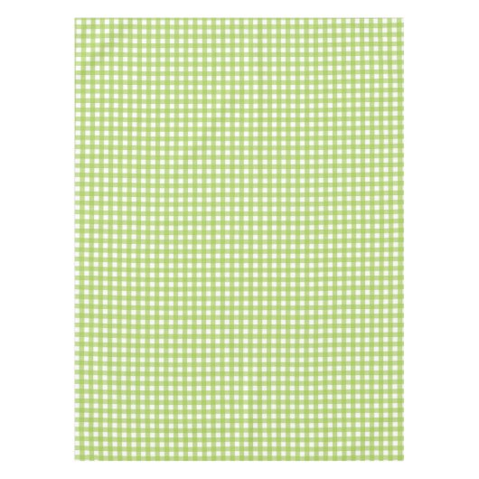 Small Classic Gingham Check Pset Pattern Green Tafelkleed (Voorkant)