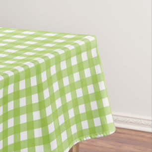 Small Classic Gingham Check Pset Pattern Green Tafelkleed