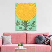 Small Clive Album | A Marigold Canvas Afdruk (Insitu (Woonkamer))