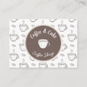 Small Coffee Shop Voucher and Gift Certificates Informatiekaartje (Voorkant)