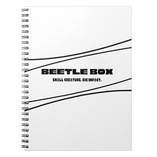 Small Creature. Big Impact Notebook Notitieboek (Voorkant)