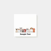 small dogs border postit post-it® notes (Voorkant)