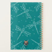 Small dragonfly themed planner - teal (Achterkant)