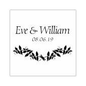 Small Dragonfly with Branches and leaves design Rubberstempel (Afrduk)