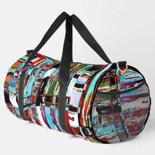 Small Duffel Bag – Collapse Reflection Abstract  Plunjezak (Rechterhoek)