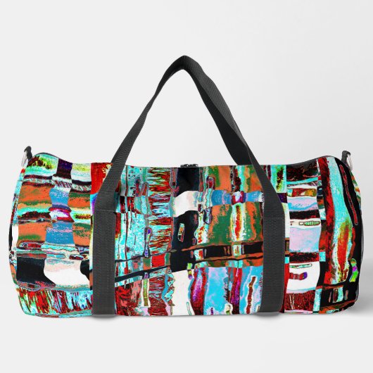Small Duffel Bag – Collapse Reflection Abstract  Plunjezak (Voorkant)
