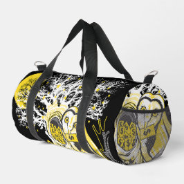 Small Duffel Bag – Owl Wisdom Night Sky Design Plunjezak