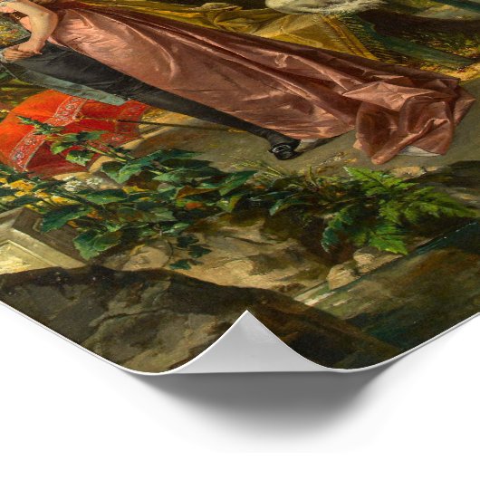 Small Early 19th Century Scene Poster (Hoek)