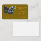 Small engine Business Card Visitekaartje (Voorkant / Achterkant)