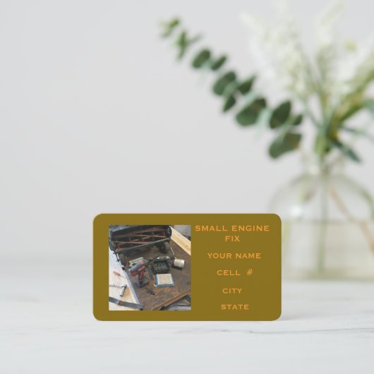 Small Engine Fix  Visitekaartje (Staand voorkant)