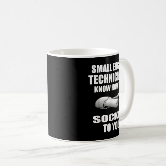 Small Engine Mechanic Koffiemok (Voorkant rechts)