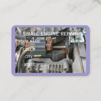 Small Engine Repair Business Card Visitekaartje