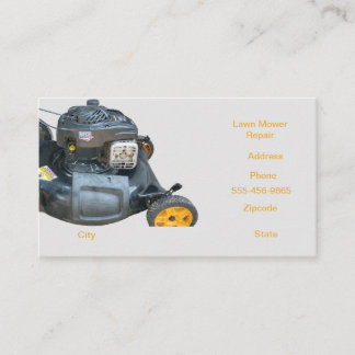 Small Engine Repair Mechanic Business Card Visitekaartje