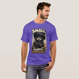 Small Fluffy Dangerous Cute Grim Reaper Puppy T-shirt